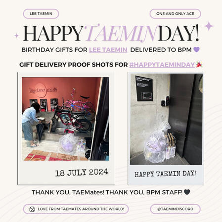 Happy TAEMIN Day! 🎉